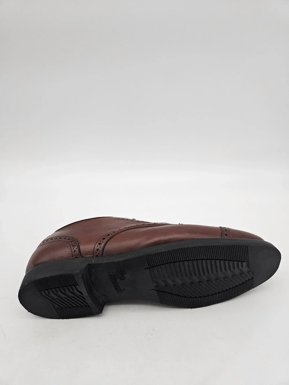 Allen Edmonds Benton Brown Leather Cap Toe Oxford Comfort Orthotics Size 11